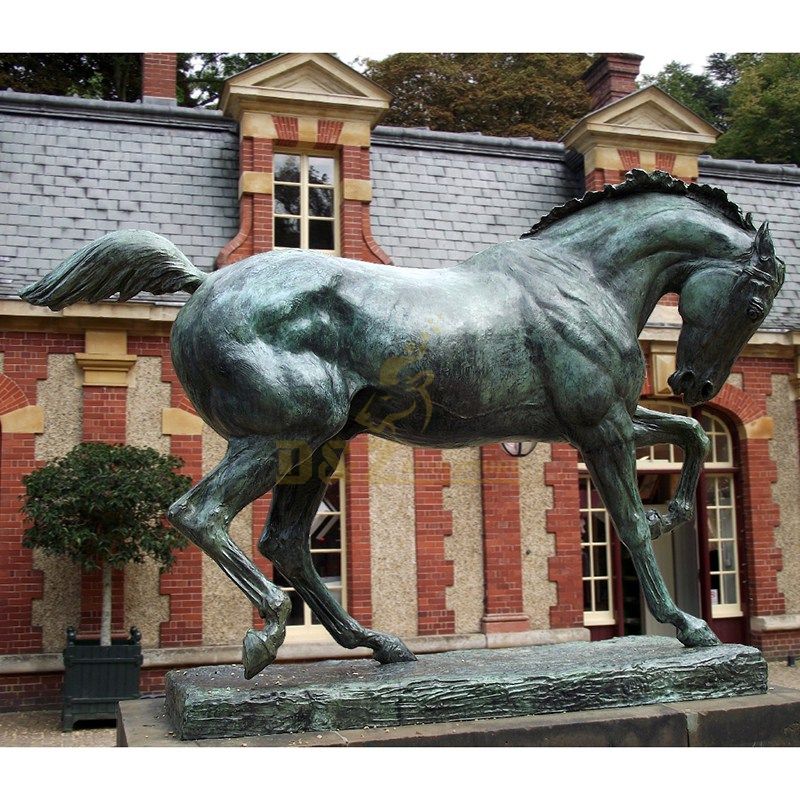 Life Size Copper Metal Antique Brass Bronze Horse Sculpture
