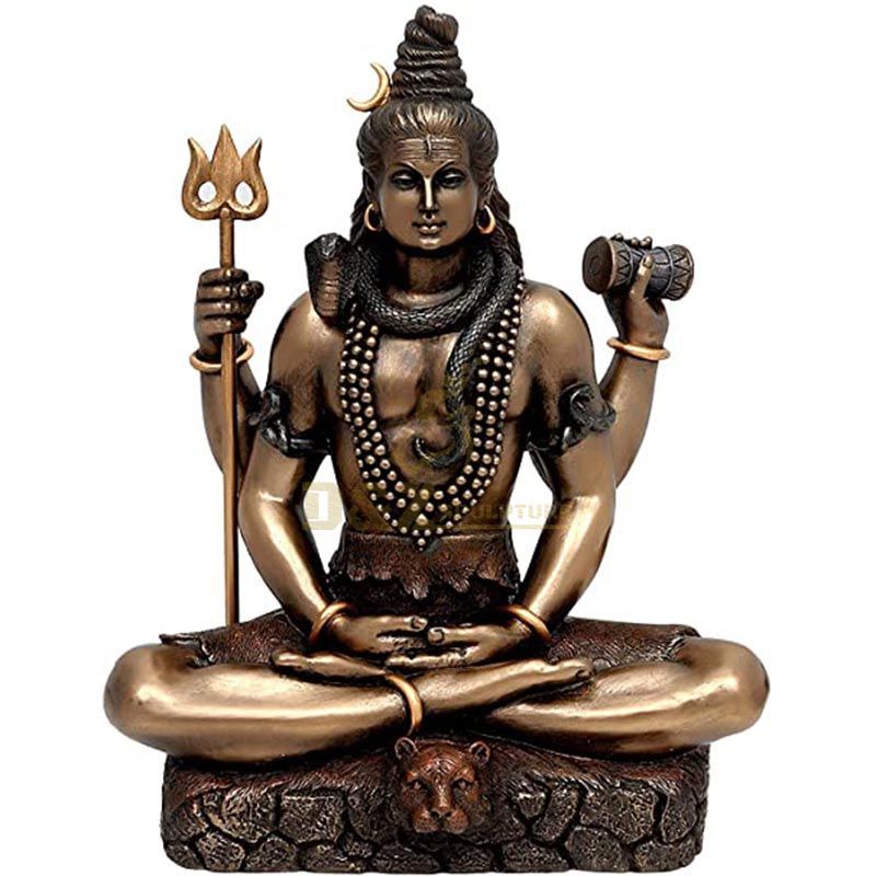 Hot Designs Casting Bronze Lord Shiva Statue For Sale