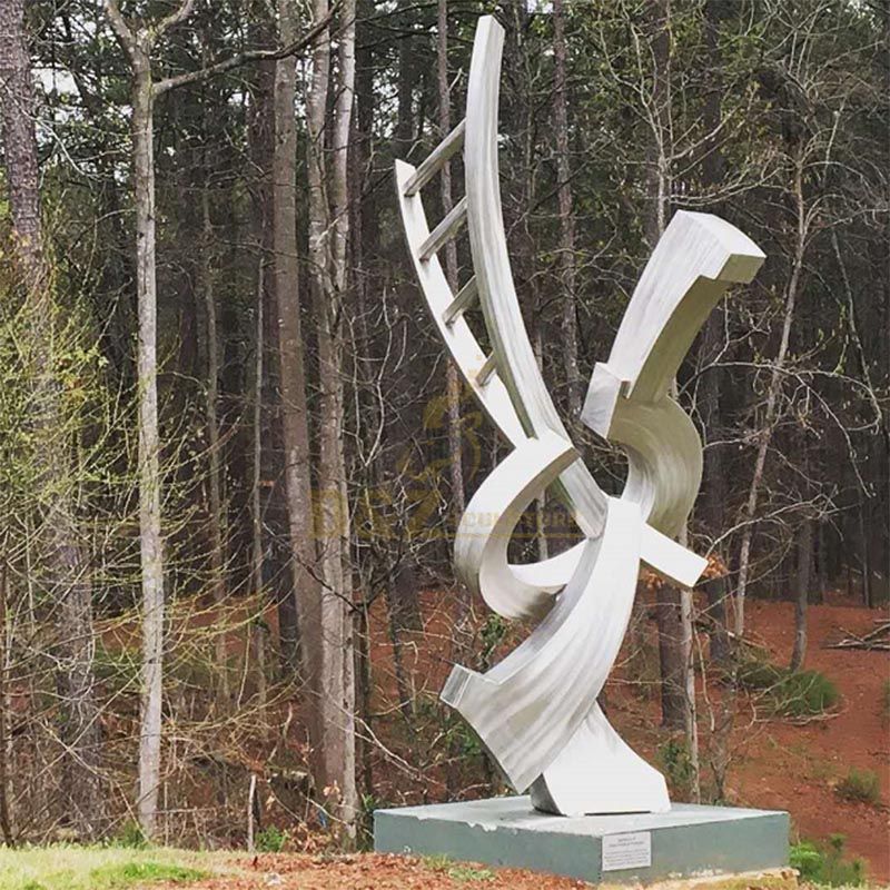 Stainless Steel Abstract Sculpture For Landscape Decoration