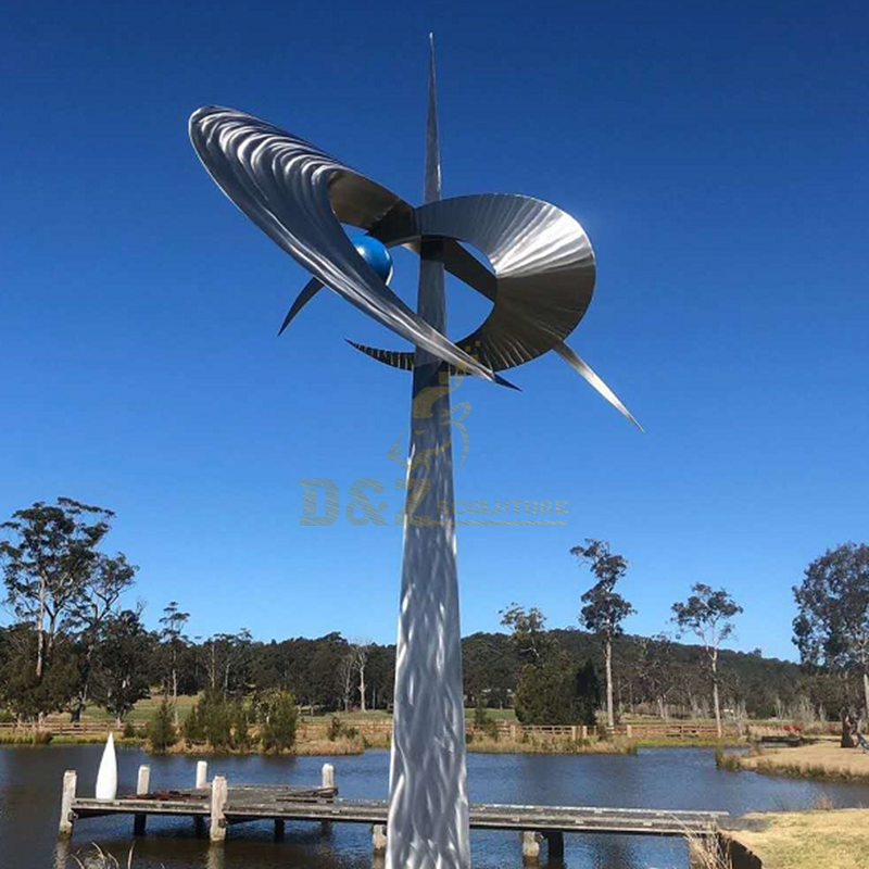 Large Modern Metal Sculpture Art Stainless Steel Sculpture