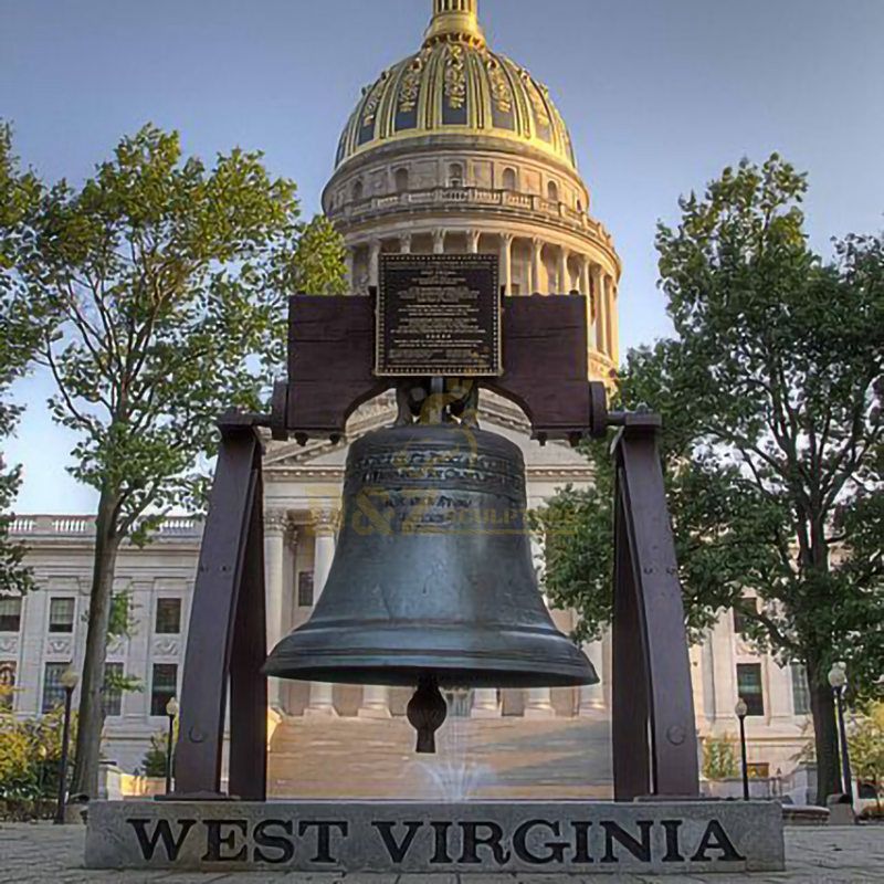 Handmade Large Life Size Bronze Church Bell