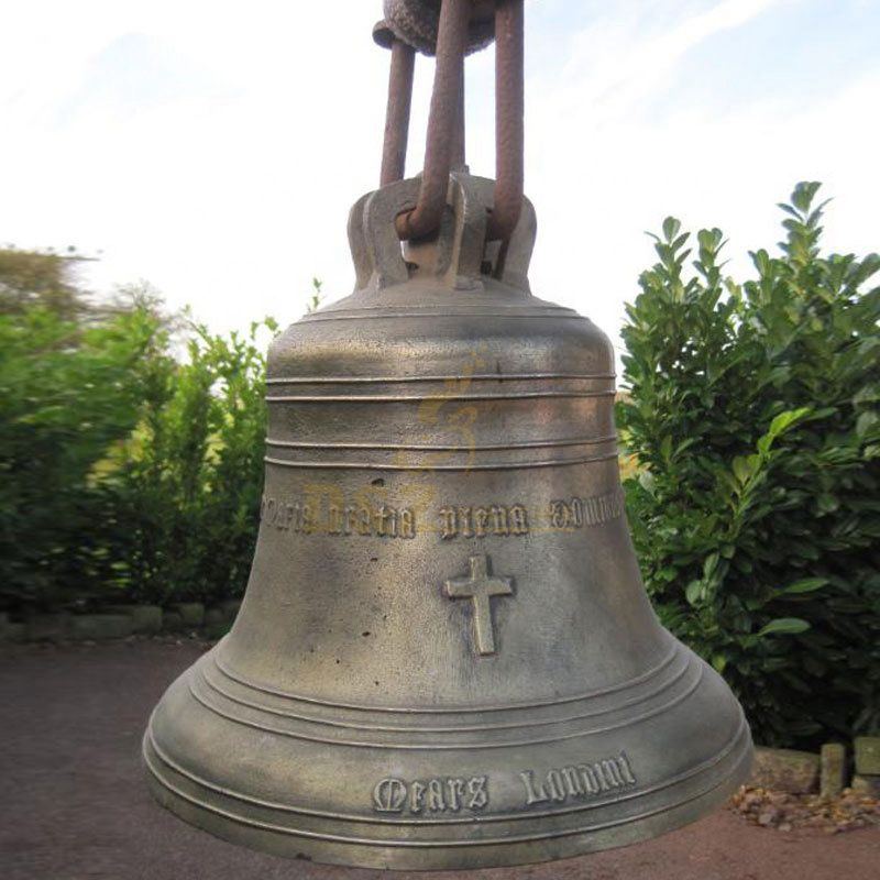 Outdoor Art Craft Metal Round Bronze Brass Church Bell