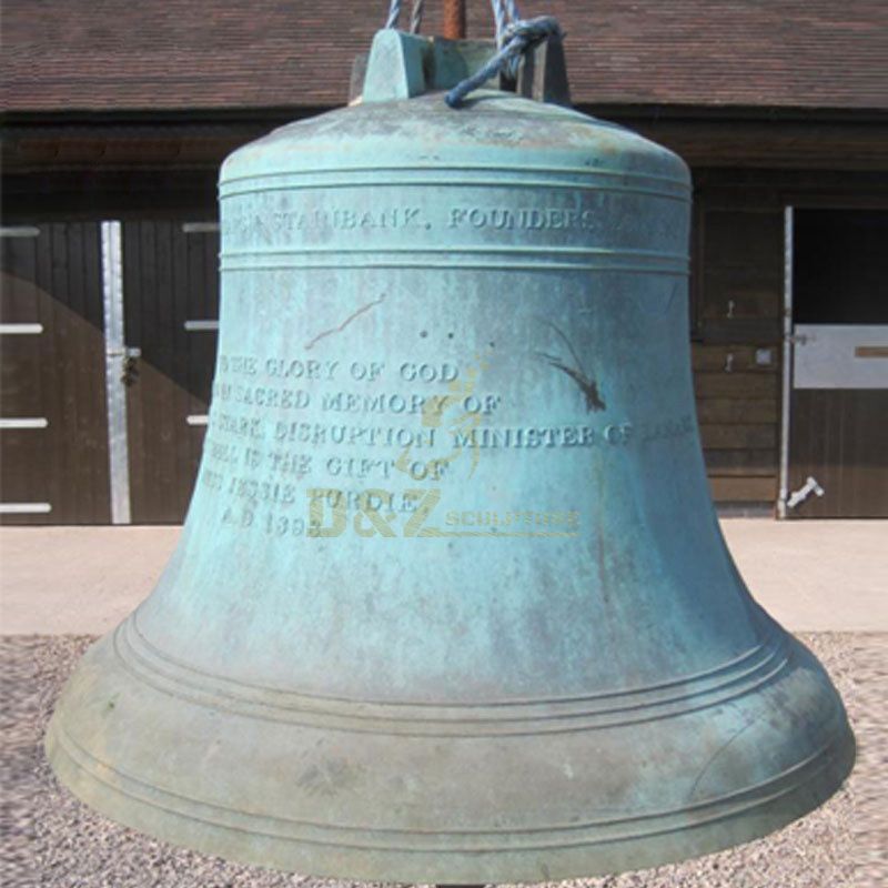 Handmade Large Life Size Bronze Church Bell