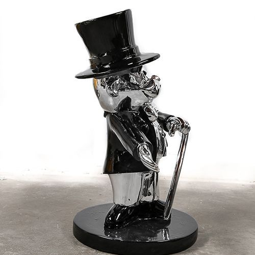 Customized Size Fiberglass Rich Monopoly Sculpture