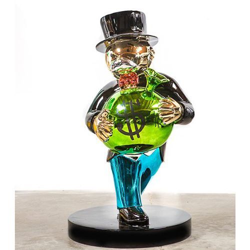 Fiberglass Sculpture Popular Decoration Alec Monopoly Statue