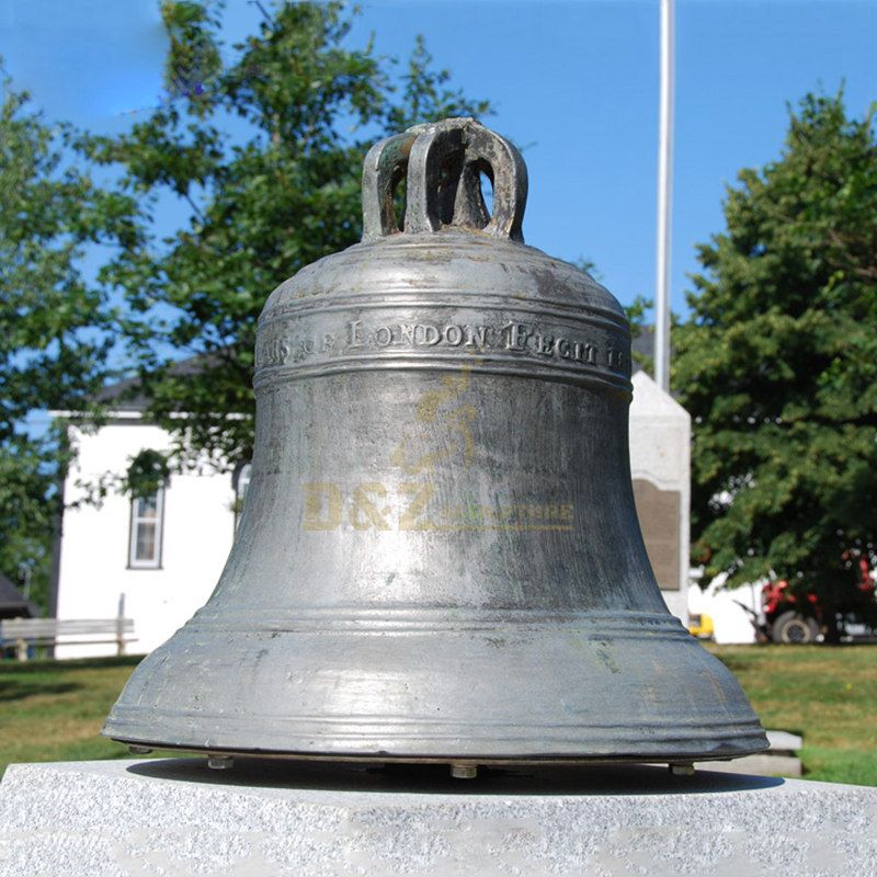 Antique Metal Craft Large Bronze Church Bell