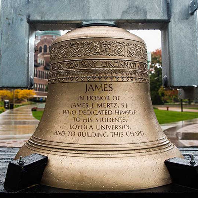 Antique Metal Craft Large Bronze Church Bell