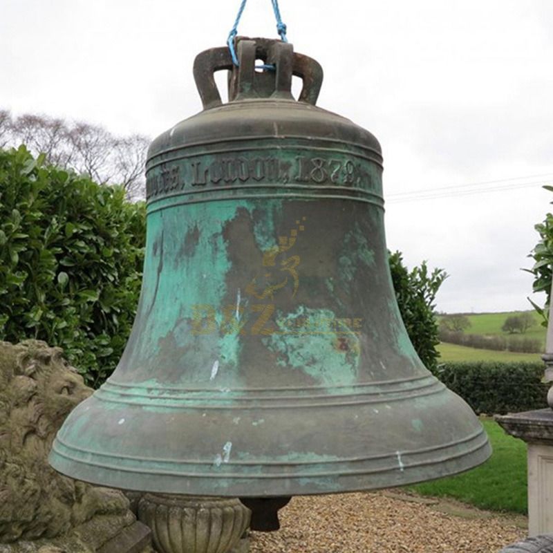 Outdoor Life Size Metal Church Bronze Large Bell
