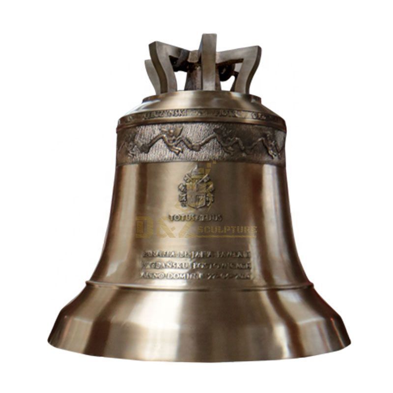 New Products Brass Church Bell Statue On Market
