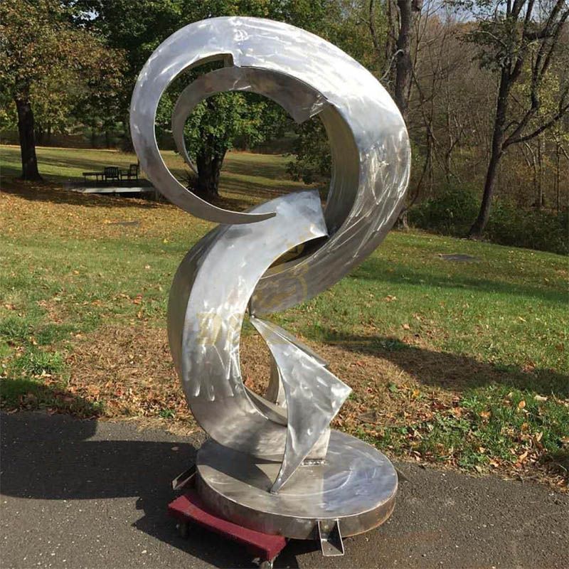 Garden Brushed Sculpture Stainless Steel Sculpture For City Decoration