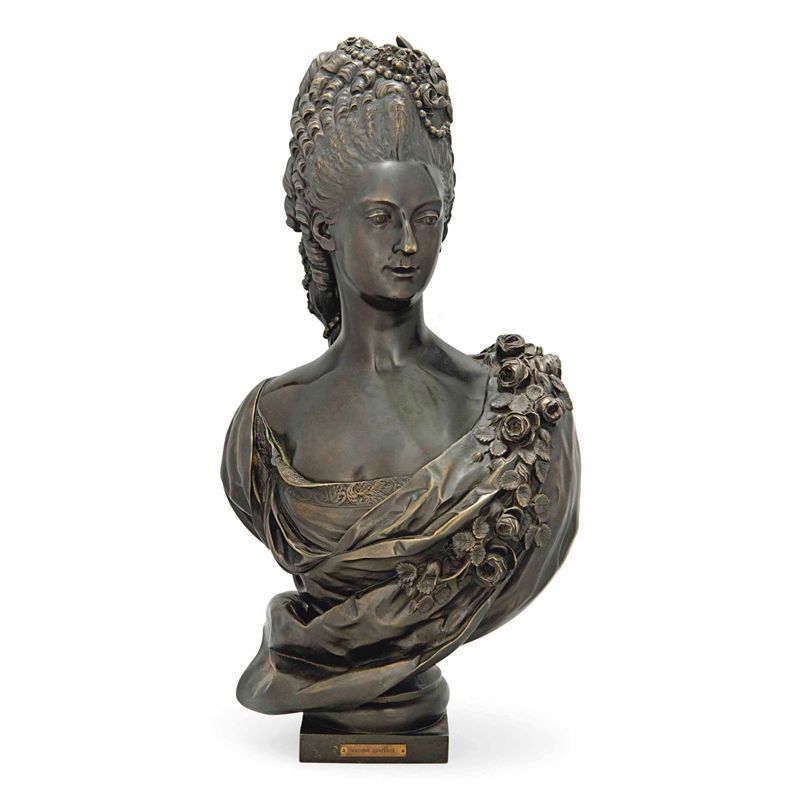Woman Bronze Bust Statue Custom Bronze Sculpture