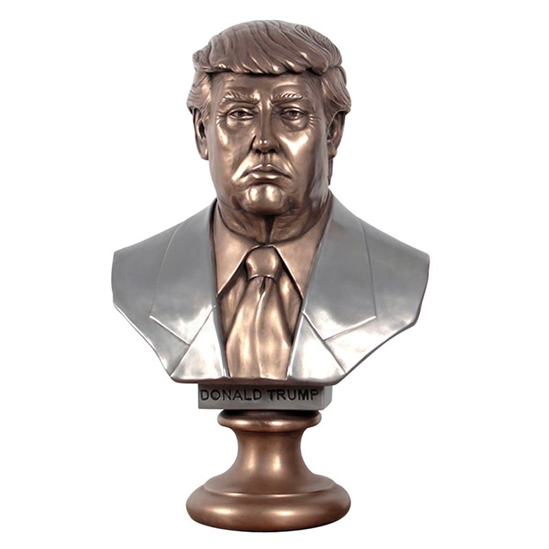 America Famous President Trump Bronze Sculpture