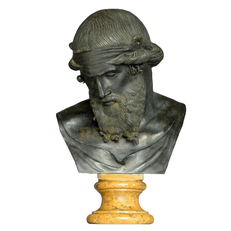 Western Style Famous Bronze Plato Bust