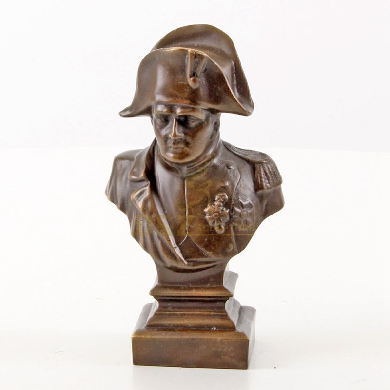 Classic Design Metal Bronze Handsome Soldier Bust Sculpture