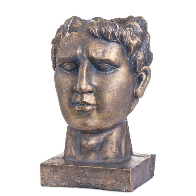 Bust Bronze Male Antique Sculpture