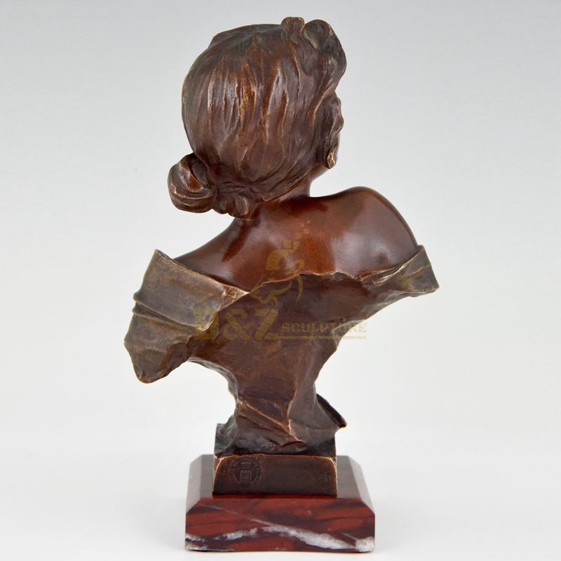 Sexy Nude women bust Bronze Sculpture