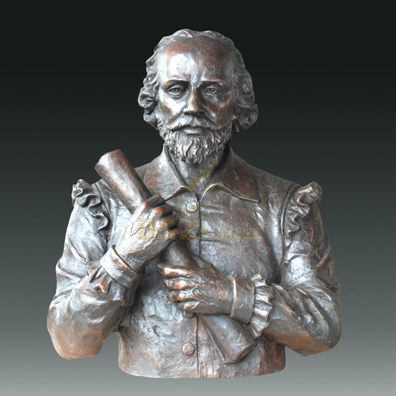 Famous Figure Bronze Bust Figurine Statue