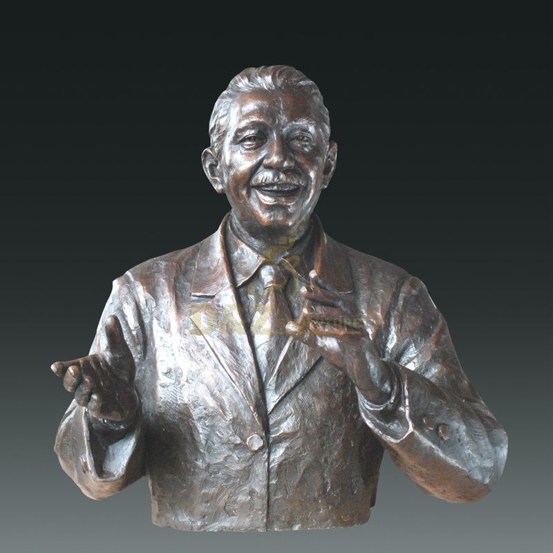 Indoor Decor Bronze Figure Bust Statue