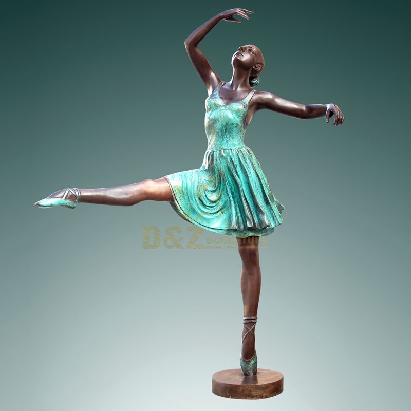 Bronze Dance Girl Realistic Famous Women Life size Sculptures