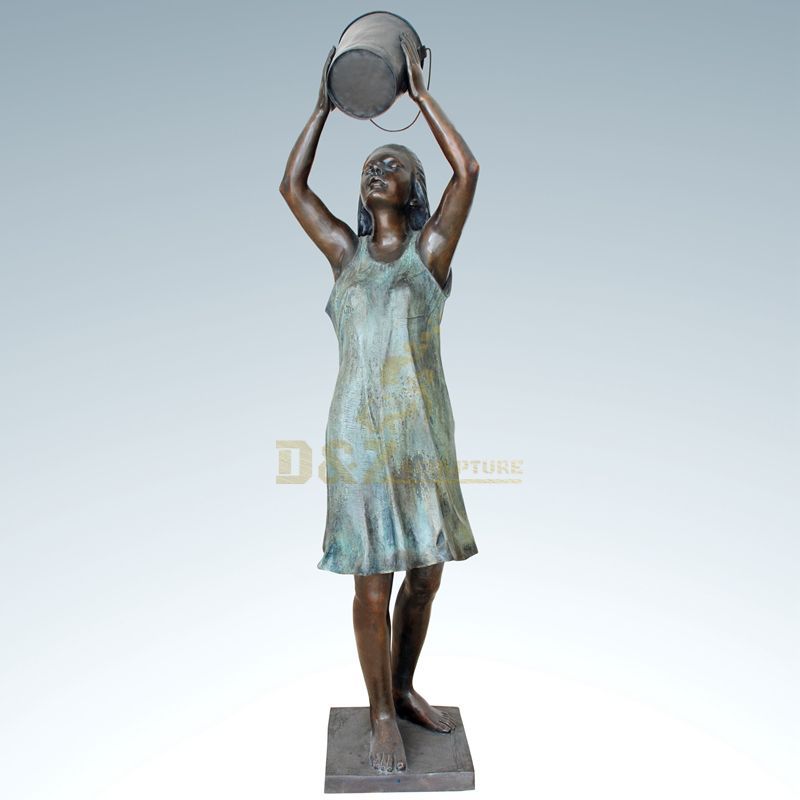 Home Decorative Beautiful Bronze Women Sculpture