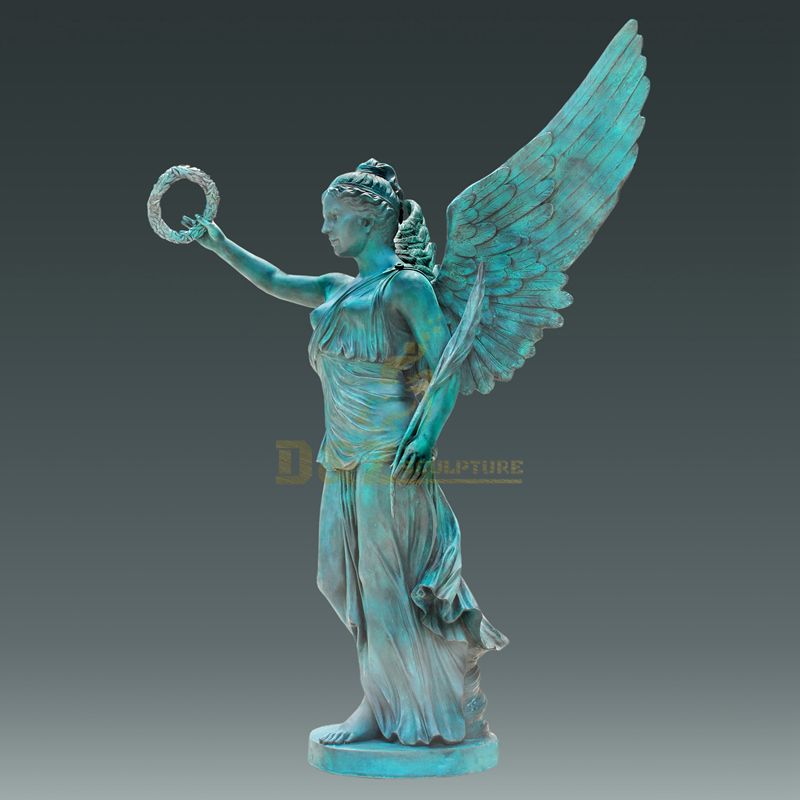 Life Size Angel Bronze Lady Sculpture