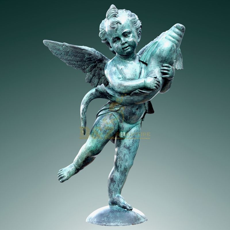 Custom Bronze Figure Sculpture Childern Angel Bronze Statue
