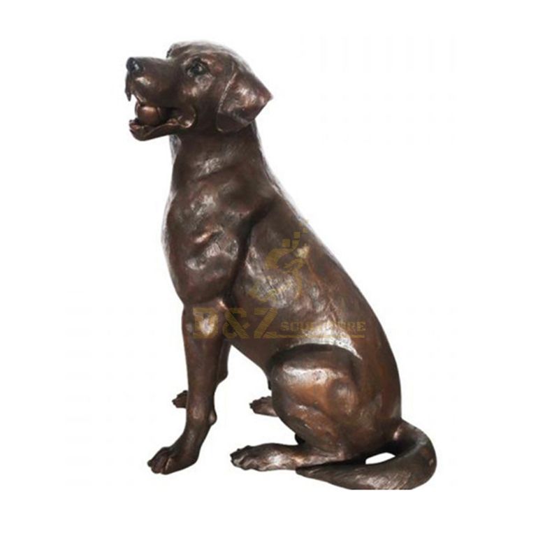 Outdoor Home Decor Garden Animal Metal Art Craft Bronze Famous Dog Sculpture