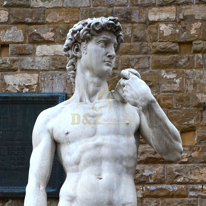 Replicas Of the Famous Outdoor Michelangelo Marble Statue Of David For Sale
