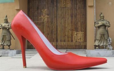 Stainless Steel Polished Garden High sculptural heels