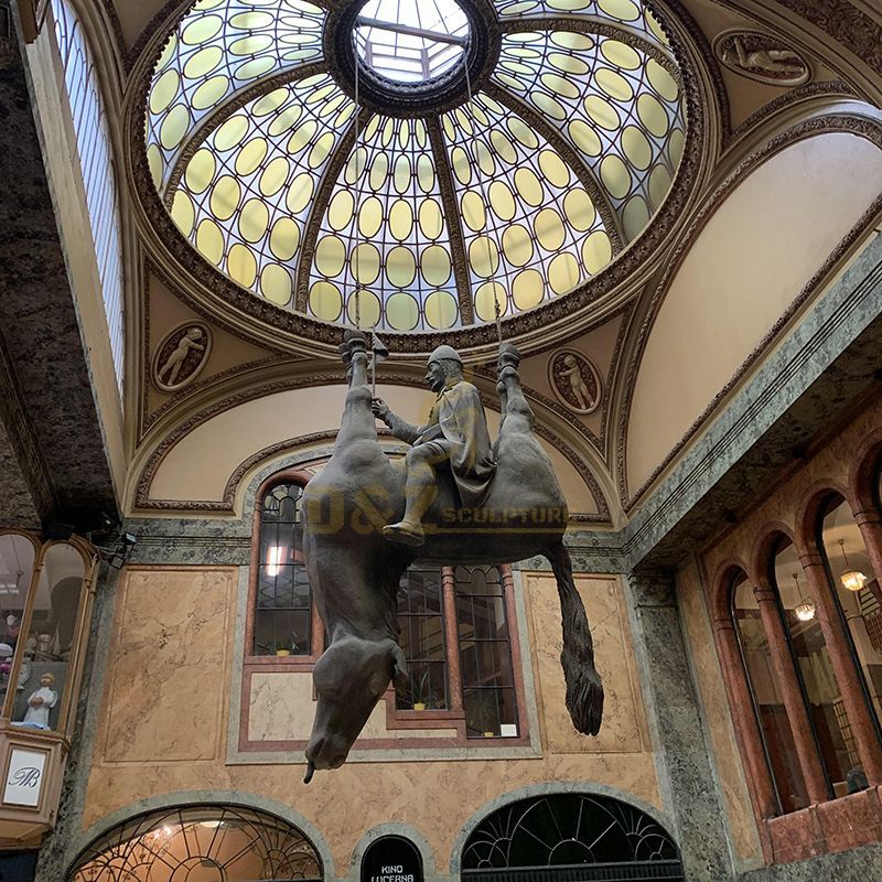 The Alternative Arts Sculpture Of St Wenceslas Outside Of Kino Lucerna