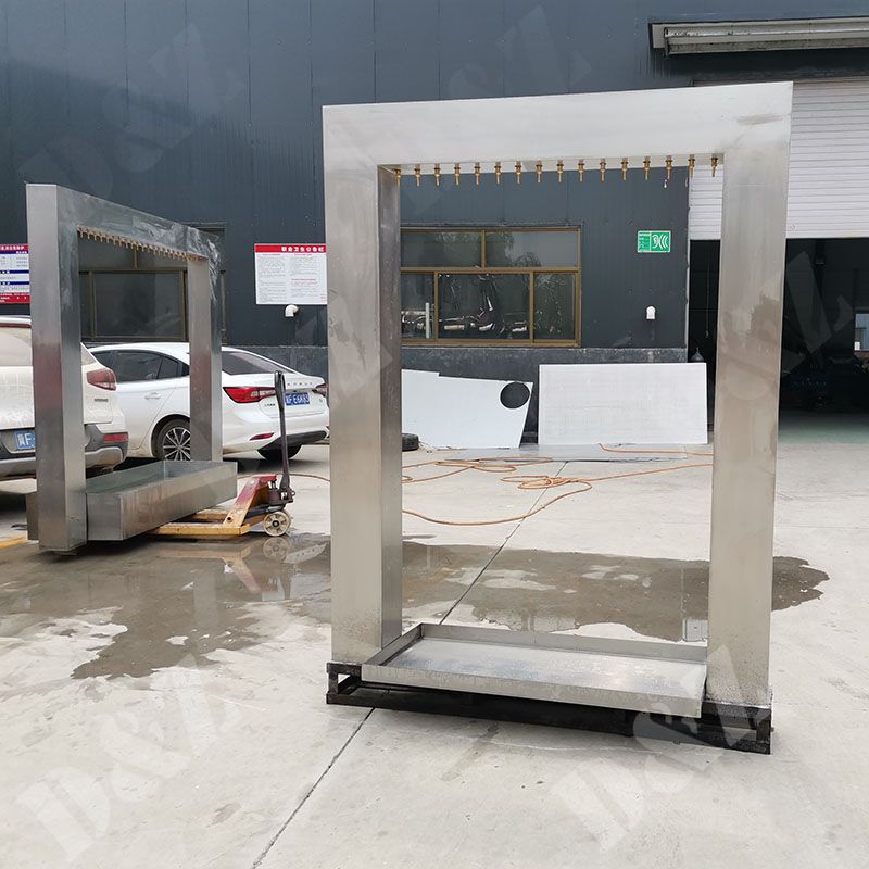 Garden Decoration Stainless Steel Sculptrue Fountain Statues