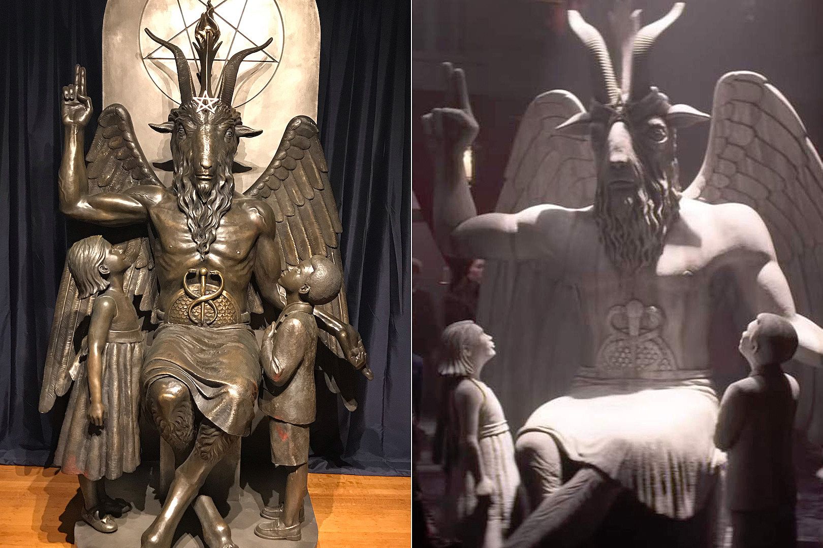 baphomet statue