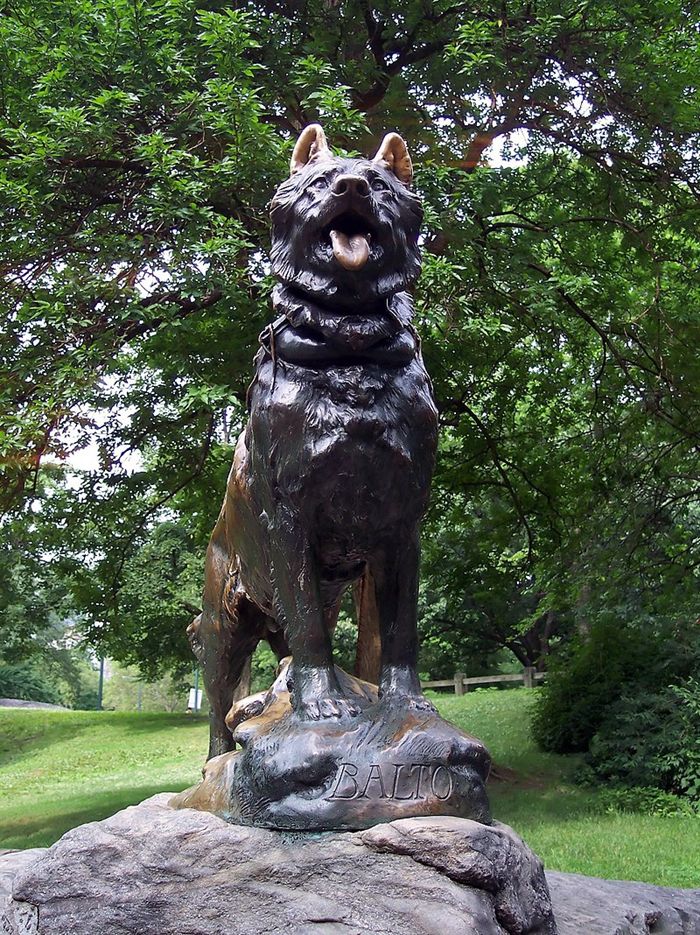 Balto statue alaska location