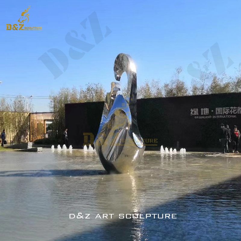 Stainless Steel Fountain Sculpture