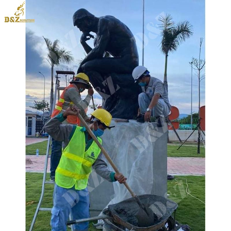 Thinker Rodin Bronze Sculpture