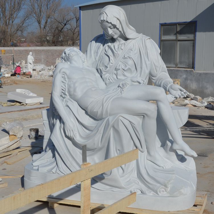 large marble pieta statue for sale