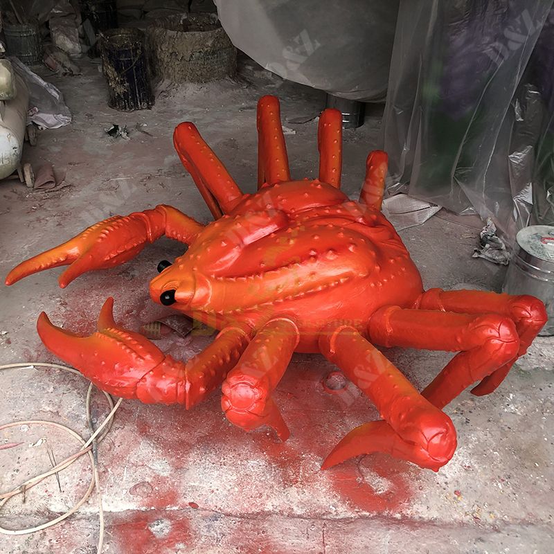 metal crab sculpture