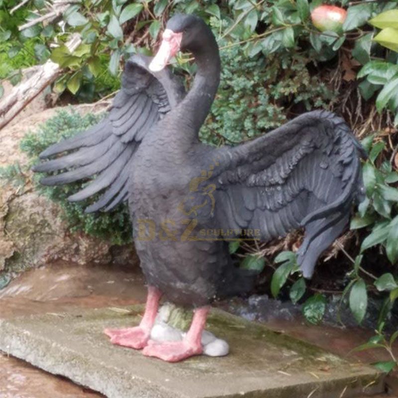 black swan statue