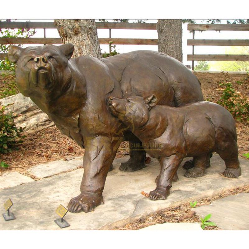 garden statue bear
