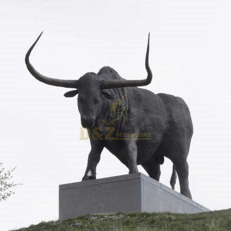 large bull statue