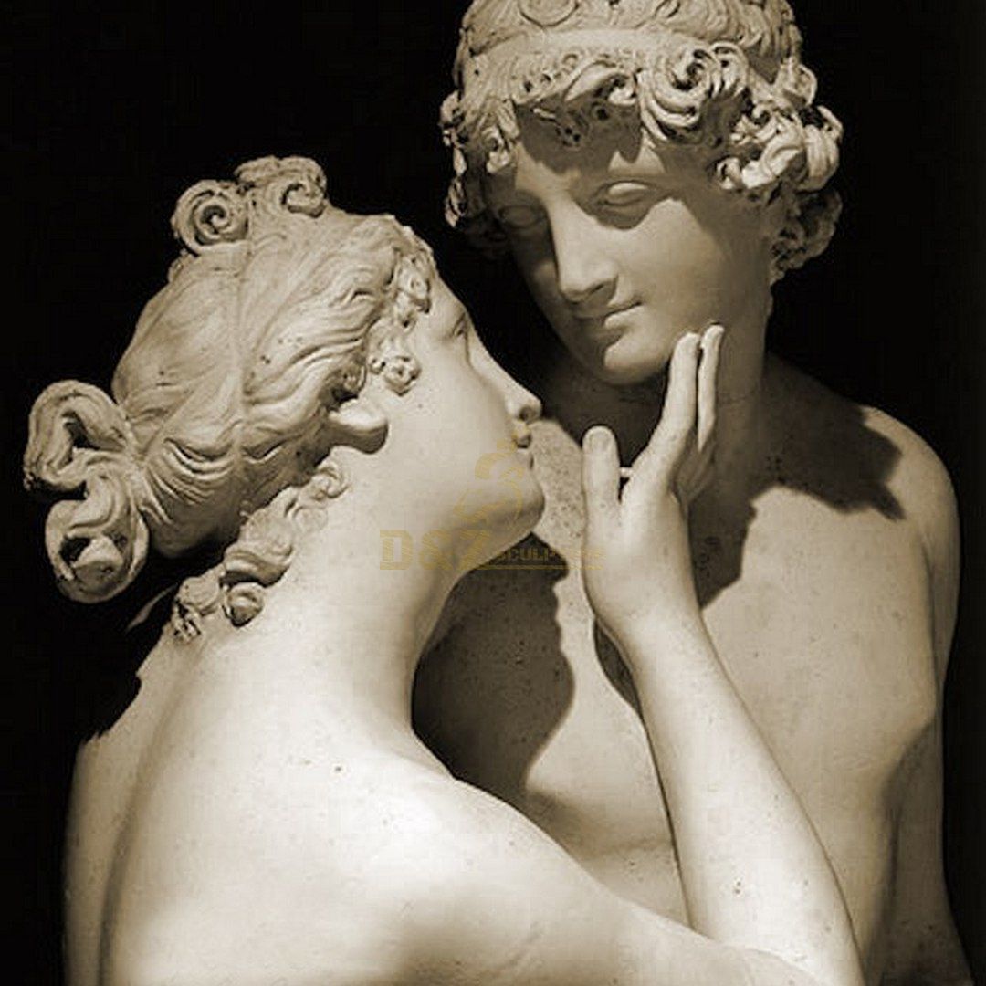 Famous life size Adonis and Aphrodite Venus statue