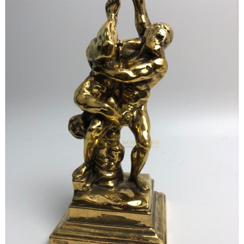 Brass hercules and diomedes statue for sale