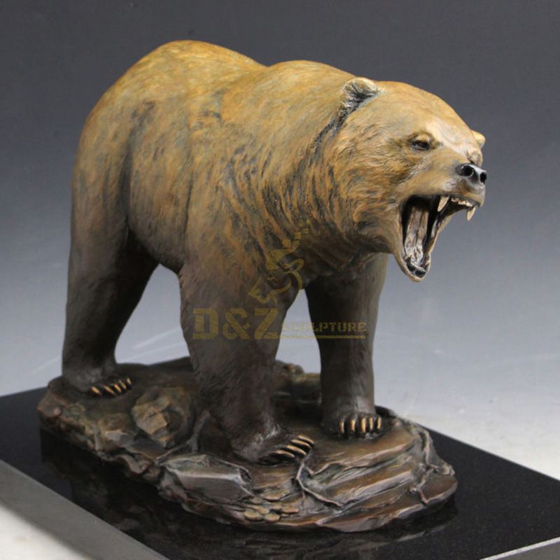 bronze bear statue