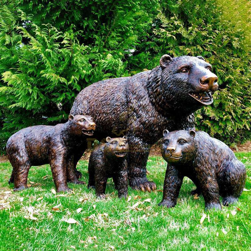 small bear statue