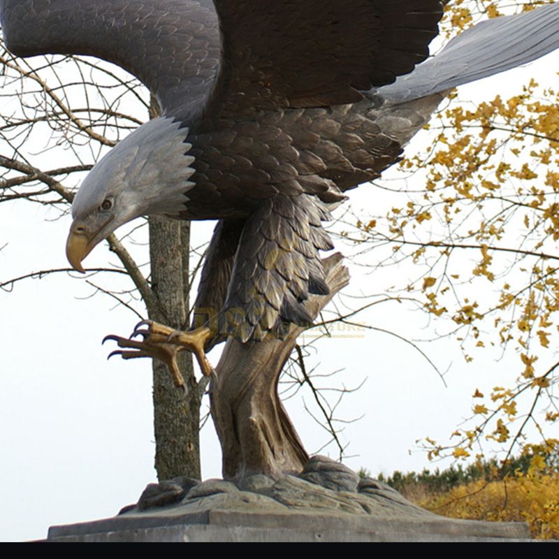 outdoor eagle statue