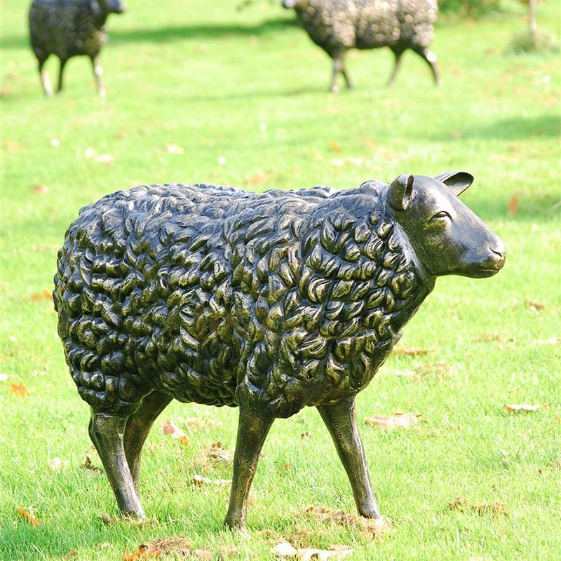 sheep garden statue