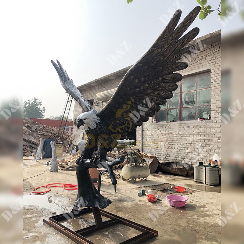 life size eagle statue