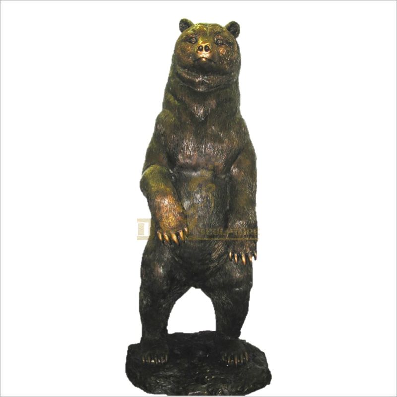 bronze bear statuebronze bear statue
