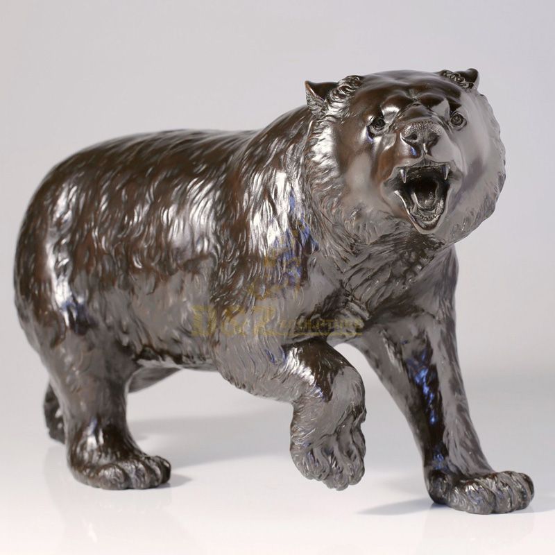 bronze bear statue