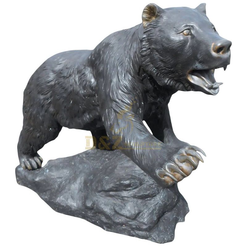 outdoor bear statues